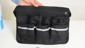 tas pembersih Portabel Multifungsi Penebalan Multi-layer 34 cm x 23.5 cm Tas Pinggang - black