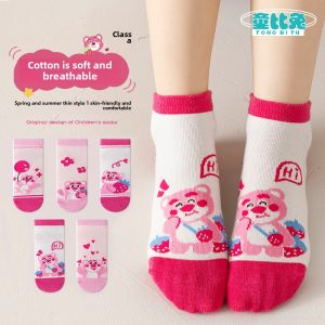 Princess Girl Cotton Socks Thin Spring Summer Cartoon Design Pure Cotton Childrens Socks Baby Summer Trendy Kids Socks