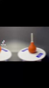 Dụng cụ vệ sinh hậu môn - 89ml - màu cam