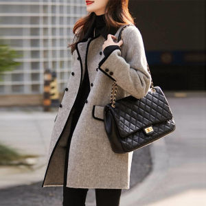 Elegant Leisure Double Face Coat For Petite Figures