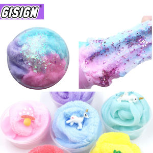 3-Color Pink Purple Blue Slime Stress Relief Toy - 60ml Pack