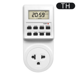 Electronic 24 Hour Cyclic Kitchen Timer Outlet Digital Timer Switch Socket Programmable Timing Socket EU UK AU US BR FR IT Plug