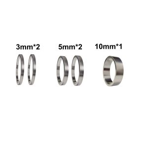28.6mm Bike Stem Spacers Aluminum Alloy Bicycle Front Fork Headset Washers 3/5/10mm MTB Road Bike Handlebar Riser Spacer