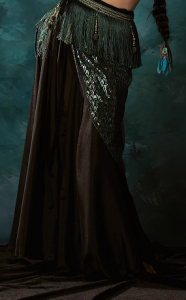 Elegant Classical Dance Costume Multi-Part Split New Chinese Style Watercolor Flowing Skirt Fitness Yoga Sportswear for Women