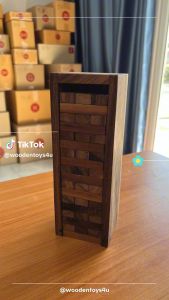 Woodentoys4u Genga size M คอนโดไม้ตึกถล่มไซส์ M