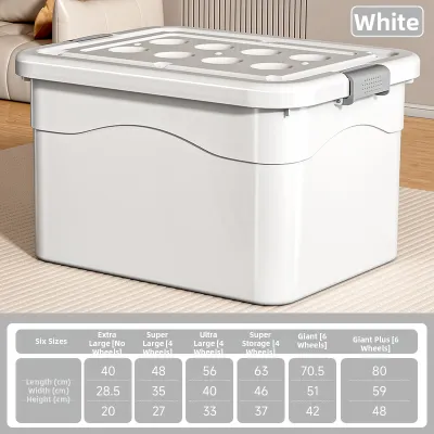 XINGYOU | Large Thick Plastic Storage Box With Lid