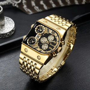 Military-Style European and American Large Dial High-Quality Mens Watch Fashionable Casual Quartz Watch Luxurious and Versatile Cool and Trendy for Street Style Suitable for Male Students Teenagers and Young Men the Best Gift for Him for Birth...