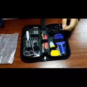 147 PCS Watch Repair Kit for starters complete basic tools for watch modification professional spring with Carrying Case