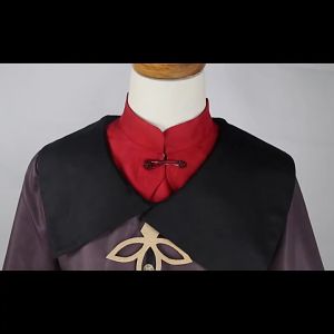 Game Genshin Impact Hutao Cosplay Costume Wig Pony Tail Liyue Hu Tao Rings Genshin Cosplay Costumes