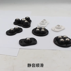 Adhesive Universal Caster Wheels With Moving Ball BearingsNo-drill Steel And Metal BallsSilent Furniture Casters
