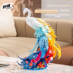 Sluban | Educational Home Decor Peacock Building Blocks