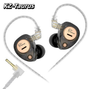 Tai Nghe Có Dây KZ Taurus Trình Điều Khiển Động Kép Âm Thanh HD Micro Kép Tai Nghe Giám Sát Trong Tai Tai Nghe Chơi Game HIFI Với Âm Trầm Mạnh Mẽ