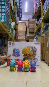 Mainan Anak INERTIAL GEAR DINOSAUR MH168-156 Dino Lampu Dino Jalan Mainan Anak Perempuan - Mainan Anak Laki Laki
