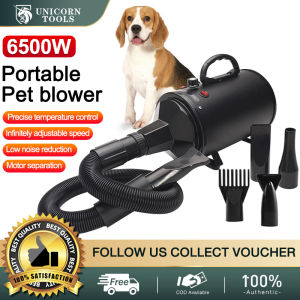 6500W Power Hair Dryer For Dogs Pet Dog Cat Grooming Blower Warm Wind Fast Blow-dryer