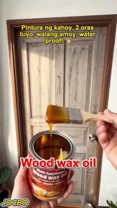 🔥Free brush🔥JOCBO Anticorrosive wood wax oil Household solid wood door floor renovation wood oil outdoor waterproof wood varnish transparent color wood work paint Use NaturaIngredient Timber Coating UV Protection Wood Finish