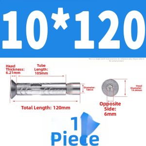 BAIRUITE | Stainless Steel 304 Countersunk and Hex Head Expansion Bolts