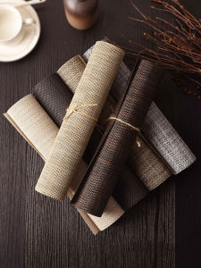 High-End Feeling โต๊ะรับประทานอาหารห้องครัว Zhen พลาสติกรูปสี่เหลี่ยมผืนผ้าสําหรับร้านอาหารอิสระ Real Shot Pure Color Design