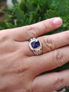 cincin silver 925 origina cincin lelaki silver Moissanite ring for men