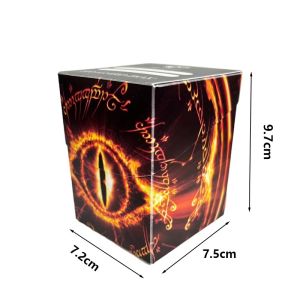 Takara Tomy | Broad Game Trading Card Cases Starry Sky Waves Eye Card Deck Box 100+ Storage MTG Deck Box With One Dividers Collectible