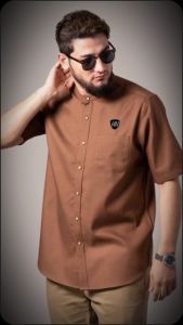 BAJU KOKO KURTA BASIC POLOS PREMIUM DISTRO EXCELLENT QUALITY PRIA DEWASA LENGAN PENDEK TERBARU RY03