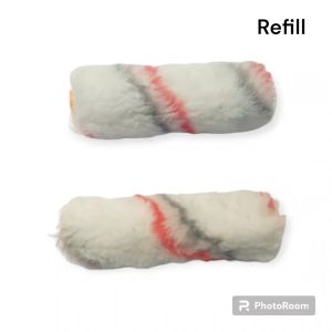Reffil Kuas Cat Roll Kecil Bulu Tanpa Gagang