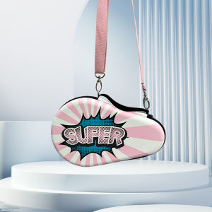 Hard Shell Ping Pong Racket Bag Single Shoulder Large Capacity Storage Bag for Sports And Fitness Fans by SOJILEJILE