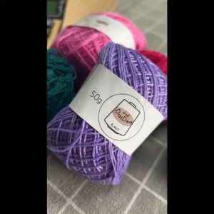 ไหมพรมไบท์คอตตอนซัมเมอร์ (50กรัม) ไหมเส้นเงา ไหมเส้นเล็ก ขนาดเส้นประมาณเบอร์18 นิยมถักเสื้อ ถักกระเป๋า