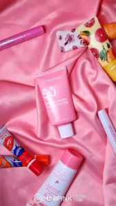 [BPOM] MINI PINK Brightening Sunscreen Tone UP Skin Glowing Bright SPF50 PA+++ Sunblock Sun Cream - 40ml