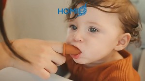 HOMIE Food-Grade Baby Finger Toothbrush / Both sides can to clean baby’s teeth & gums【2pcs per pack】