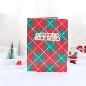 🇲🇾 3D Pop Up New Year Merry Christmas Greeting Card Wishes Xmas Tree Blessing Card Postcard Paper With Envelope 圣诞节礼物贺卡