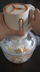 Dreepor Electric Meat Grinder 3L Glass Blender Chopper Multifunctional Food Processor And Grinder