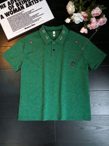 CHENMU | American Tie-dye Embroidery Heavyweight Polo Shirt
