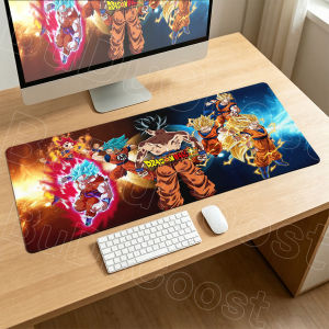 Bandai | Anime Gaming Anti-slip Mousepad 300x600mm Computer Gamer Carpet Gift Dragon Ball Vegeta Lock Edge Deskmat XL Laptop Keyboard Rug