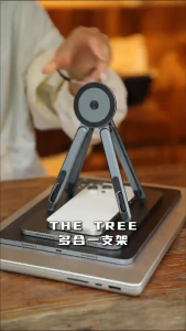 【🔥SG STOCK🔥】Multifunctional Magnetic Phone Holder Handheld Selfle Stick Foldable Tripod Portable Desk Stand for iPhone ipad Tablet Laptop 3-in-1 Laptop/Tablet/Phone Holder Supports Handheld or Desktop Mode Portable Travel Design