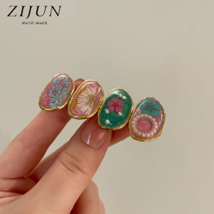 ZIJUN | Kẹp Tóc Gốm Thiết Kế Hoa Trang Trí Và Thực Tiễn