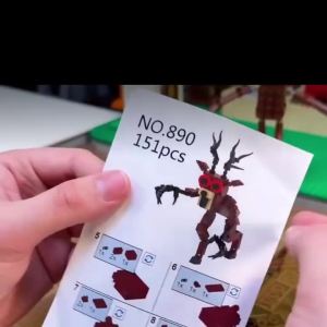 hot toys | 99 Nights in The Forest Deer Building Blocks Set 99 Nights in The Forest Deer Blocks for Boys Christmats Toys Birthday Gifts
