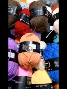 50g 4ply Smooth Milk Fiber Knitting Wool Crochet Yarn Soft Anti-Static Milk Cotton Yarn