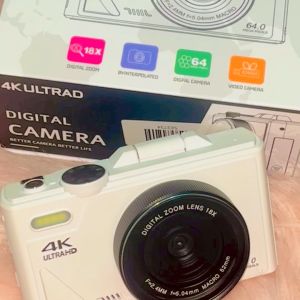 BLANZAVA CAM TERA4K 4K Digital Camera Original Kamera Pocket 64MP Flip Screen 18X Digital Zoom Wi-Fi