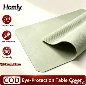 LEEGO 15MM Table Cover Thickened Desk Mat Eye Protection Office Desk Pad Large Laptop Keyboard Mouse Pad Waterproof & Easy to Clean Table Cover