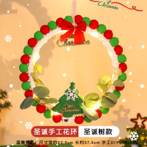 Đồ Trang Trí Giáng Sinh DIY Đồ Chơi Thủ Công Cho Trẻ Em Nhà Trẻ Trang Trí Không Khí Giáng Sinh Đồ Trang Trí Treo Vòng Hoa