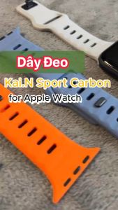 Dây Đồng Hồ Dành Cho Apple Watch Kai.N Sport Carbon