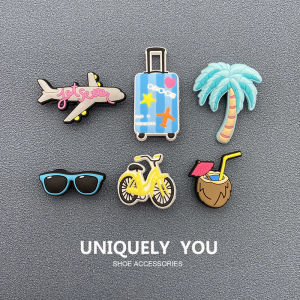 Xác Thực Crocs Giày Hoa Phụ Kiện Lỗ Lỗ Trang Trí Giày Du Lịch Kết Hợp Chính Hãng Làm Tắc Khóa Giày