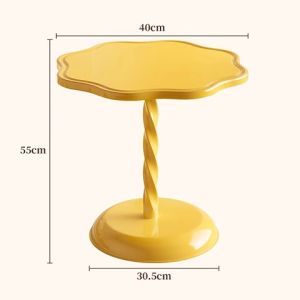 NEIKIA โต๊ะกาแฟ  ดีไซน์โมเดิร์นเรียบหรู ตกแต่งคาเฟ่ ห้องนั่งเล่น สวนหลังบ้านได้ โต๊ะข้างเตียงมินิมอล ชั้นวางของข้างโซฟา หญ้าสี่ใบ โต๊ะข้างในครัวเรือน โต๊ะกลม