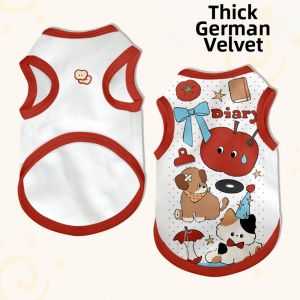 LEXI | Cute Pet Vest Abstract Design Anti-shedding