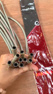 SELANG BENSIN ABU+KLIP 60CM HOGAMA TEBAL TOP QUALITY HARGA 10 PCS