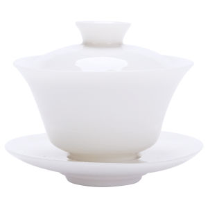 XIYUANJI | Ivory-like Large Gaiwan Tea Set