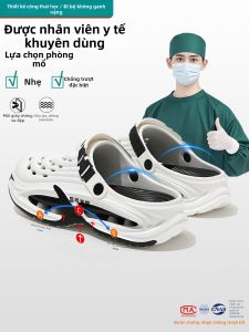 ANSHANGFEN | Dép Chống Trượt Thoáng Khí Đế Dày Chống Hôi Nhanh Khô