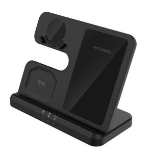 Wireless Charger 3 In 1 Stand Dock For Samsung Galaxy S24 S23 S22 Buds 2/3 Pro Galaxy watch 7 6 Induction Fast Charging Station