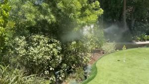 Fog Nozzles Set10X Adjustable Garden Misting & Irrigation System ชุดพ่นหมอก สายยาว10เมตร/10หัวพ่น+ก๊อกเอนกประสงค์และชุดข้อต่อ พร้อมติดตั้ง