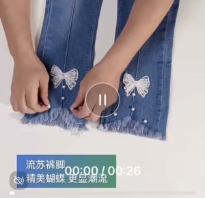 Celana Jeans Anak Perempuan Usia 1-10 Tahun Fashion Pakaian Anak Import